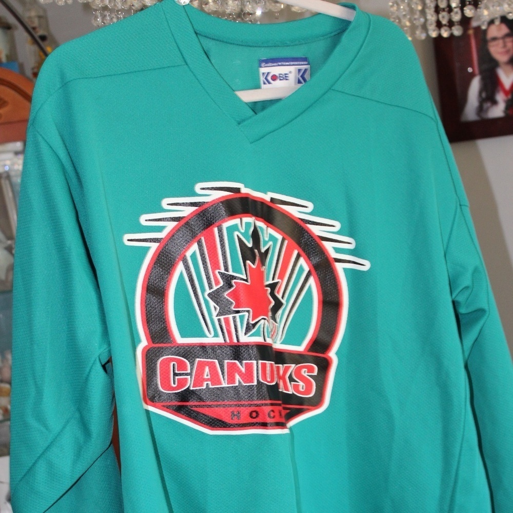 KOBE CANUKS HOCKEY JERSEY